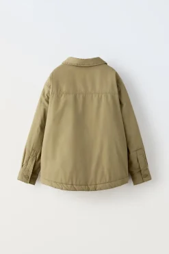 Niños ZARA 6 - 14 Años·Camisas / Sobrecamisas<SOBRECAMISA ACOLCHADA