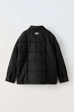 Niños ZARA 6 - 14 Años·Camisas / Sobrecamisas<SOBRECAMISA ACOLCHADA