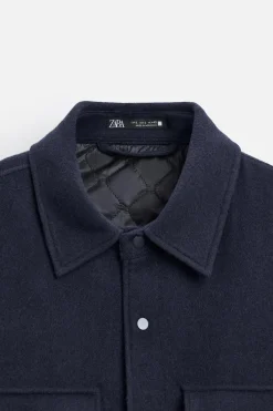 Sale SOBRECAMISA ACOLCHADA Hombre Sobrecamisas