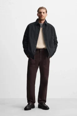 Sale SOBRECAMISA ACOLCHADA BOLSILLOS Hombre Sobrecamisas