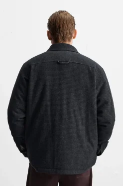 Sale SOBRECAMISA ACOLCHADA BOLSILLOS Hombre Sobrecamisas