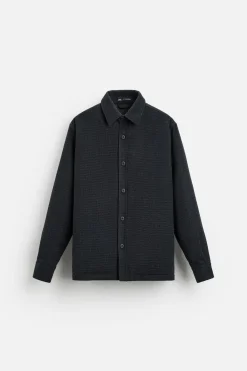 Sale SOBRECAMISA ACOLCHADA BOLSILLOS Hombre Sobrecamisas