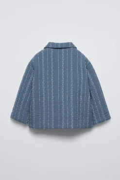 Niños ZARA 1½ - 6 Años·Camisas|1½ - 6 Años·Camisas / Sobrecamisas<SOBRECAMISA ACOLCHADA BORDADOS