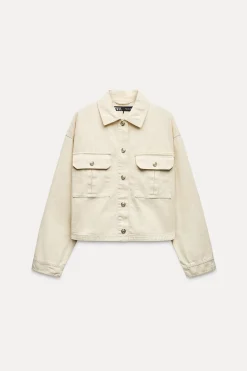 Hot SOBRECAMISA ALGODÓN Mujer Chaquetas / Cazadoras