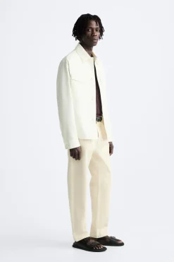 Outlet SOBRECAMISA ALGODÓN - LINO Hombre Sobrecamisas