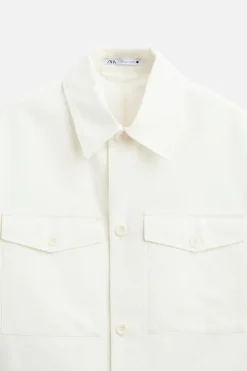 Outlet SOBRECAMISA ALGODÓN - LINO Hombre Sobrecamisas