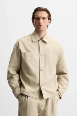 Best SOBRECAMISA BOLSILLOS Hombre Sobrecamisas