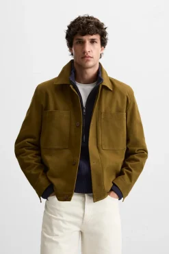 Sale SOBRECAMISA BOLSILLOS Hombre Sobrecamisas