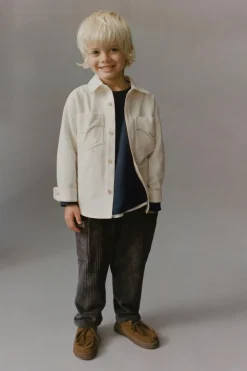 Niños ZARA 1½ - 6 Años·Camisas|1½ - 6 Años·Camisas / Sobrecamisas<SOBRECAMISA BOLSILLOS BORDADOS