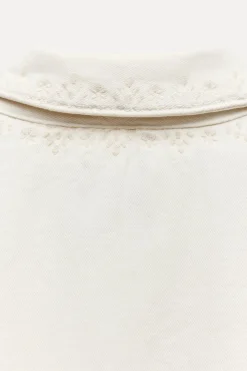 Best SOBRECAMISA BOLSILLOS BORDADOS ZW COLLECTION Mujer Chaquetas / Cazadoras