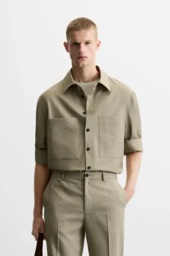 New SOBRECAMISA BOLSILLOS LIMITED EDITION Hombre Sobrecamisas