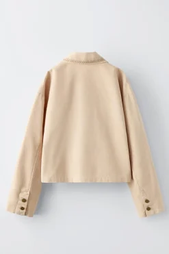 Niños ZARA 6 - 14 Años·Abrigos|6 - 14 Años·Total Look<SOBRECAMISA BORDADOS