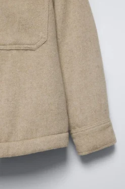 Niños ZARA 6 - 14 Años·Camisas / Sobrecamisas<SOBRECAMISA BORREGUILLO