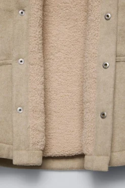 Niños ZARA 6 - 14 Años·Camisas / Sobrecamisas<SOBRECAMISA BORREGUILLO