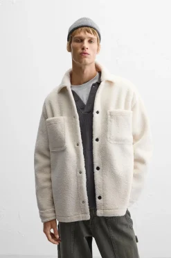 Outlet SOBRECAMISA BORREGUILLO Hombre Sobrecamisas