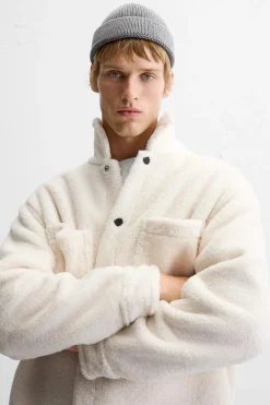 Outlet SOBRECAMISA BORREGUILLO Hombre Sobrecamisas