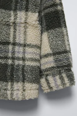 Niños ZARA 6 - 14 Años·Camisas / Sobrecamisas<SOBRECAMISA BORREGUILLO CUADROS