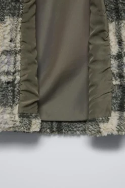 Niños ZARA 6 - 14 Años·Camisas / Sobrecamisas<SOBRECAMISA BORREGUILLO CUADROS