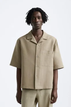 Hot SOBRECAMISA BOXY FIT Hombre Sobrecamisas