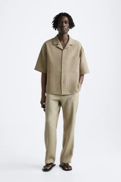 Hot SOBRECAMISA BOXY FIT Hombre Sobrecamisas