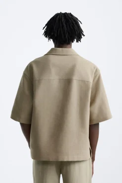 Hot SOBRECAMISA BOXY FIT Hombre Sobrecamisas