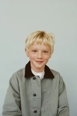 Niños ZARA 6 - 14 Años·Abrigos<SOBRECAMISA CANVAS