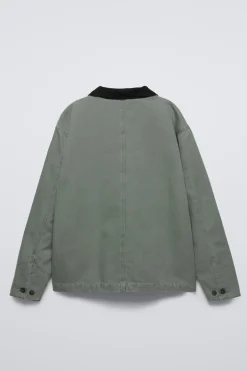 Niños ZARA 6 - 14 Años·Abrigos<SOBRECAMISA CANVAS