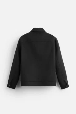 New SOBRECAMISA CON LANA Hombre Sobrecamisas