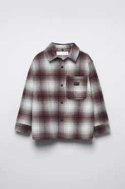 Niños ZARA 6 - 14 Años·Camisas / Sobrecamisas<SOBRECAMISA CUADROS