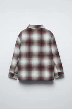 Niños ZARA 6 - 14 Años·Camisas / Sobrecamisas<SOBRECAMISA CUADROS