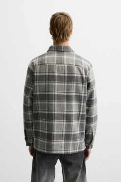 Outlet SOBRECAMISA CUADROS ACOLCAHDA Hombre Sobrecamisas