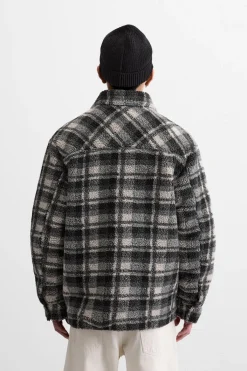 Sale SOBRECAMISA CUADROS BORREGUILLO Hombre Sobrecamisas