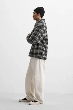 Sale SOBRECAMISA CUADROS BORREGUILLO Hombre Sobrecamisas