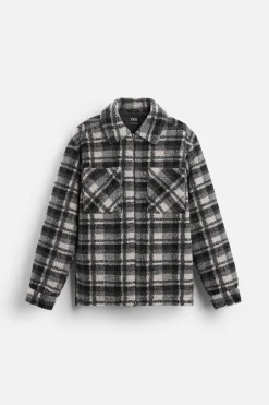 Sale SOBRECAMISA CUADROS BORREGUILLO Hombre Sobrecamisas