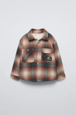 Niños ZARA 1½ - 6 Años·Camisas / Sobrecamisas<SOBRECAMISA CUADROS BORREUGILLO