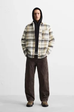 Clearance SOBRECAMISA CUADROS COMBINADA Hombre Sobrecamisas