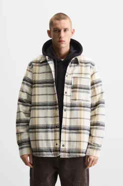 Clearance SOBRECAMISA CUADROS COMBINADA Hombre Sobrecamisas