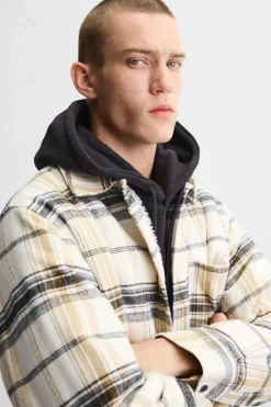 Clearance SOBRECAMISA CUADROS COMBINADA Hombre Sobrecamisas