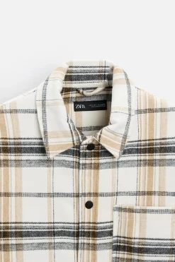 Clearance SOBRECAMISA CUADROS COMBINADA Hombre Sobrecamisas