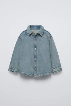 Niños ZARA 1½ - 6 Años·Camisas / Sobrecamisas<SOBRECAMISA DENIM