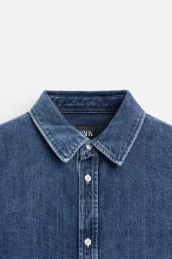 New SOBRECAMISA DENIM Hombre Sobrecamisas