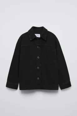 Niños ZARA 6 - 14 Años·Camisas / Sobrecamisas<SOBRECAMISA DENIM