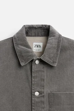 New SOBRECAMISA DENIM BOLSILLO Hombre Sobrecamisas