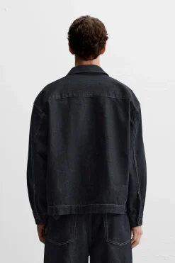 Best SOBRECAMISA DENIM BOLSILLOS Hombre Sobrecamisas