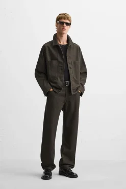 Hot SOBRECAMISA DENIM ESTRUCTURA Hombre Sobrecamisas