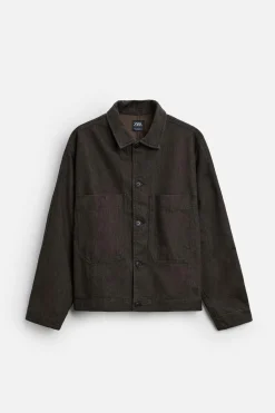 Hot SOBRECAMISA DENIM ESTRUCTURA Hombre Sobrecamisas