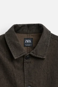 Hot SOBRECAMISA DENIM ESTRUCTURA Hombre Sobrecamisas