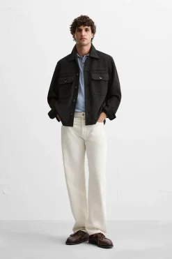 Fashion SOBRECAMISA EFECTO ANTE Hombre Sobrecamisas