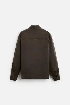 Clearance SOBRECAMISA EFECTO ENCERADO Hombre Sobrecamisas