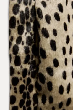 Sale SOBRECAMISA EFECTO PELO ESTAMPADO ANIMAL Mujer Chaquetas / Cazadoras